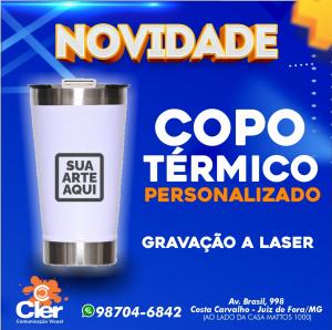 Copo Térmicos 500ML Metal 500ML  Colorido Gravação 